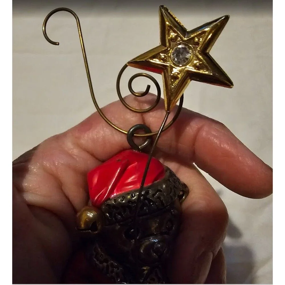Teddy Bear Ornament Lenox Silver Plated 100th Anniversary Wish on a Star